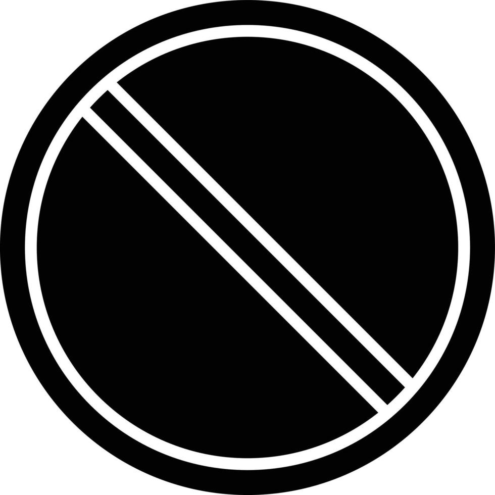 Forbidden Icon Style vector