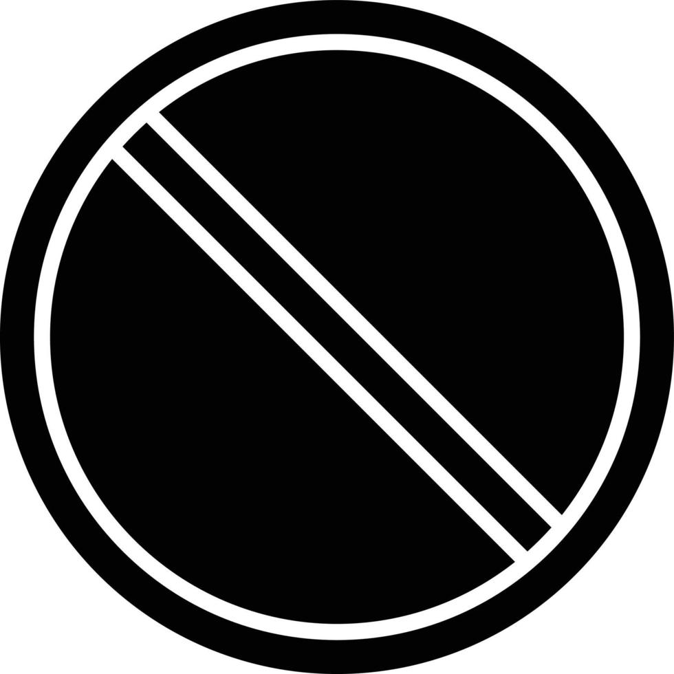 Forbidden Icon Style vector