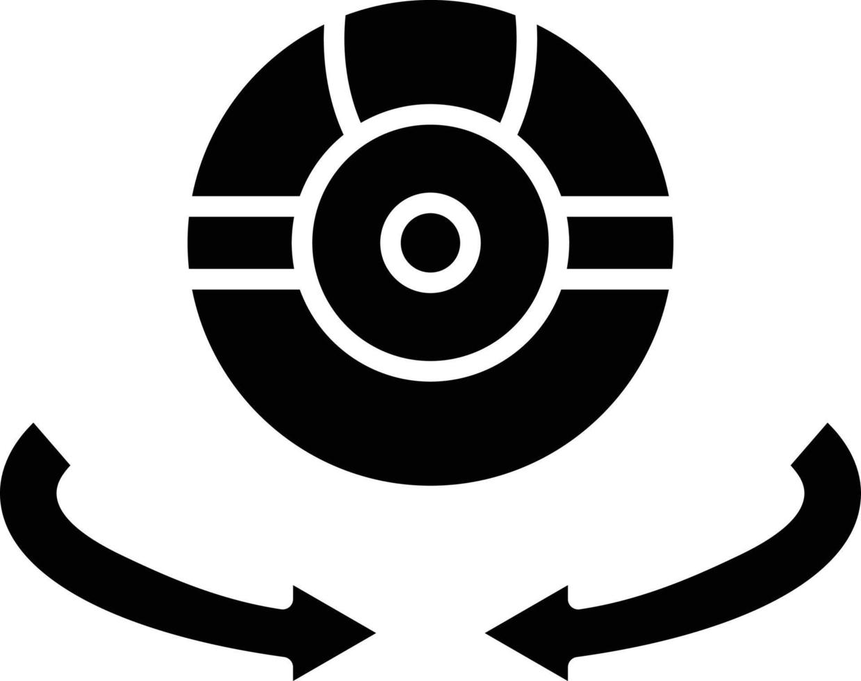 3d Camera Icon Style vector