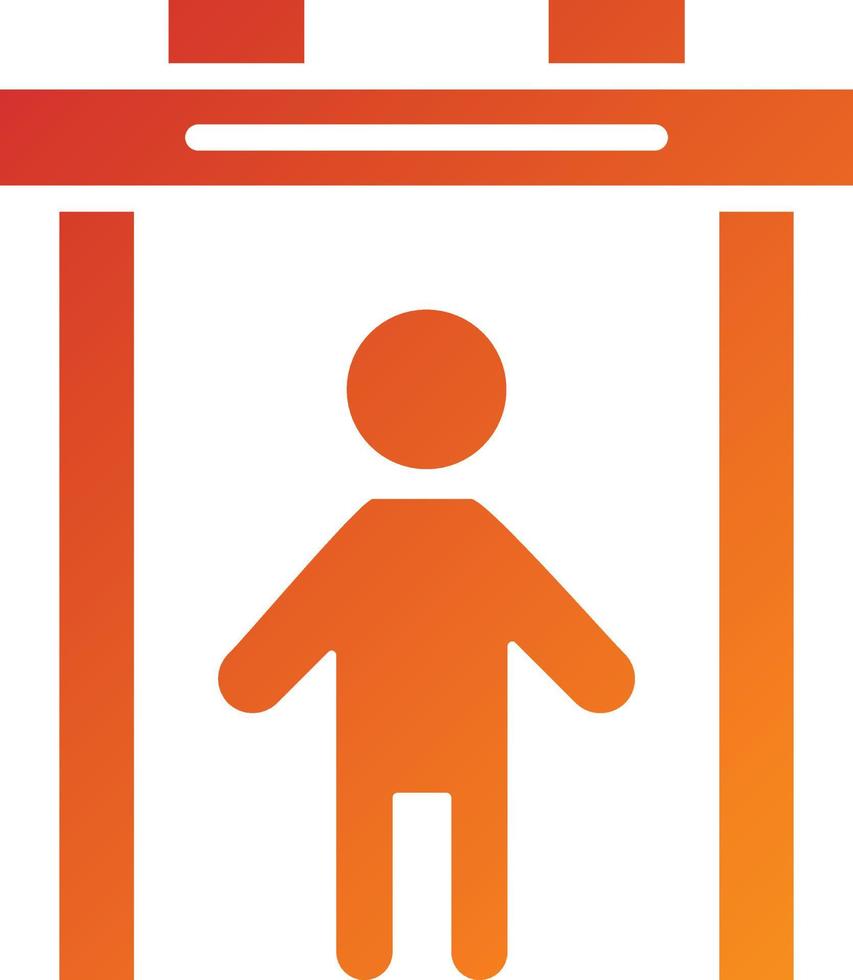 Metal Detector Icon Style vector