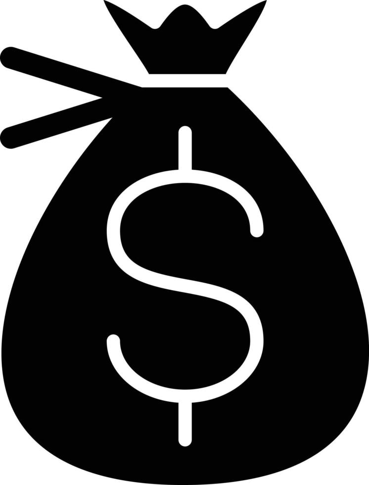 Money Bag Icon Style vector