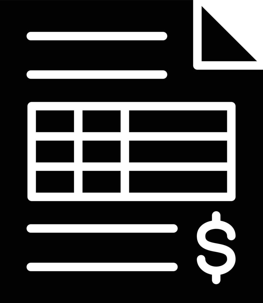 Invoice Icon Style vector