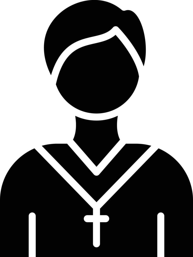 Pastor Icon Style vector