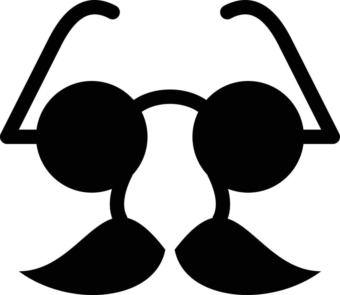 Fun Glasses Icon Style vector