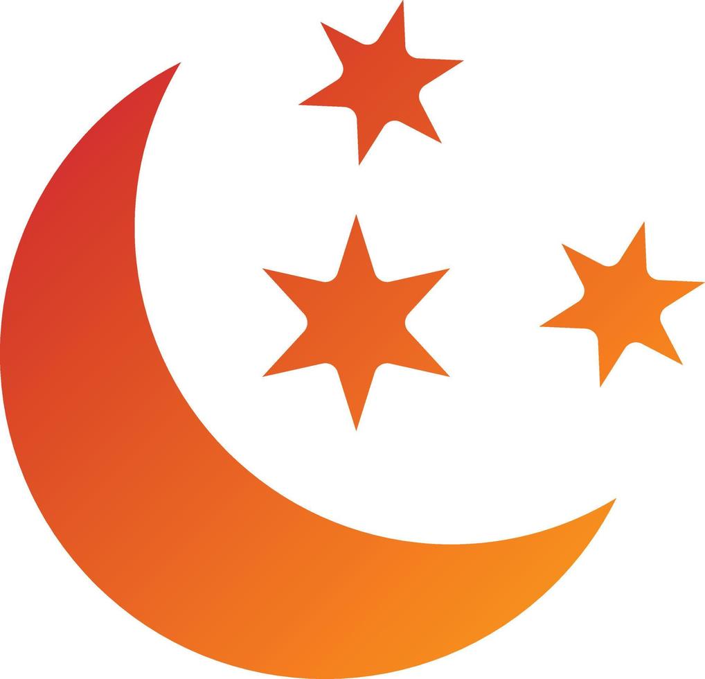 Night Icon Style vector