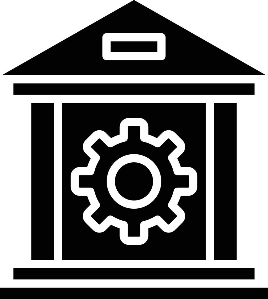 Banking System Icon Style vector