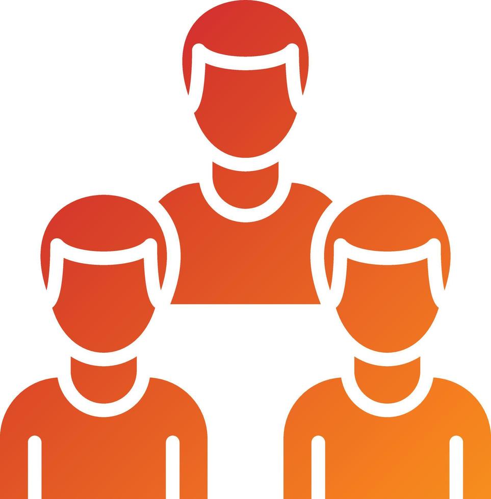Team Icon Style vector