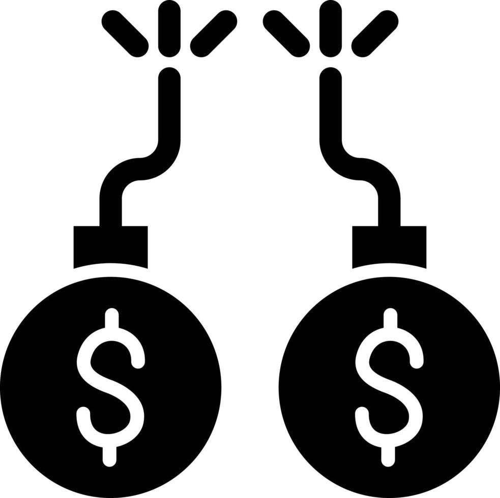 Debt Icon Style vector