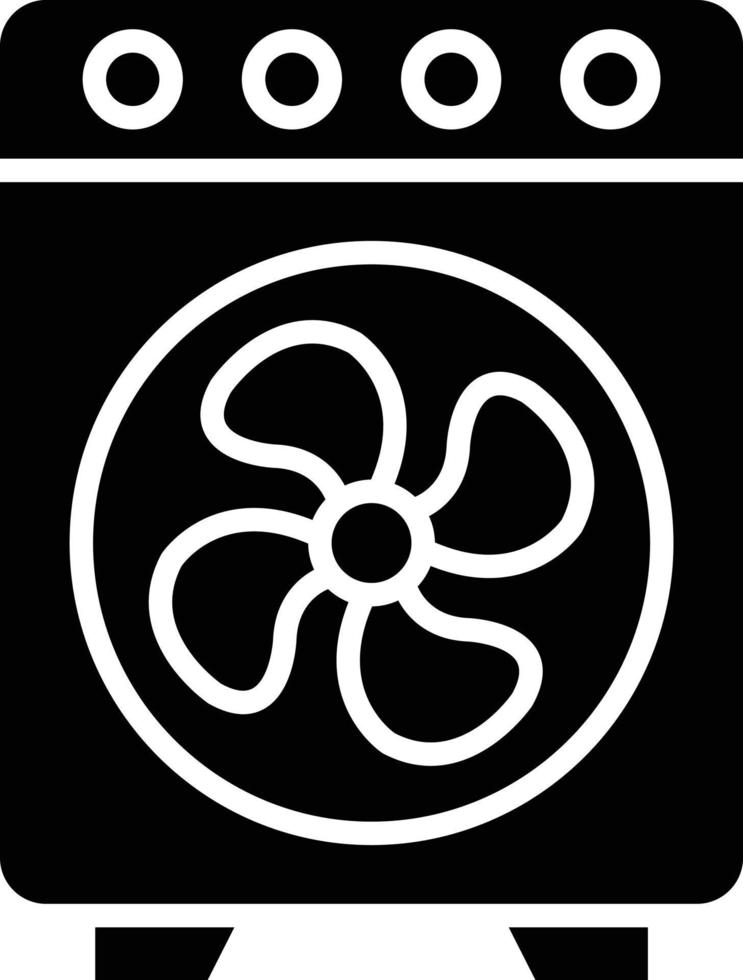 Electric Fan Icon Style vector