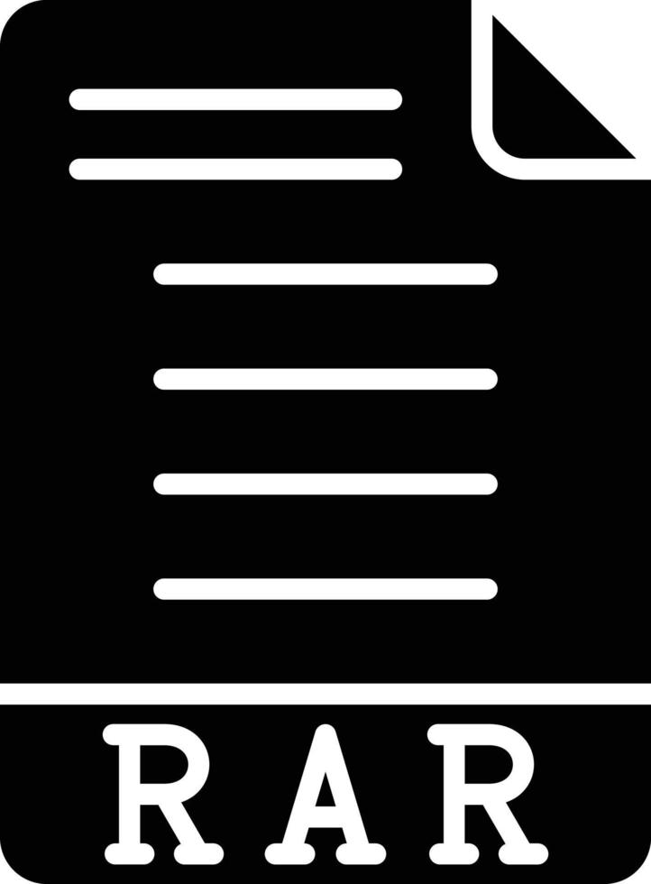 RAR Icon Style vector