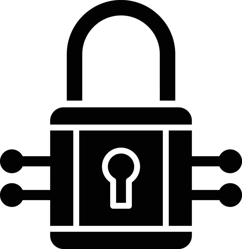 Lock Icon Style vector
