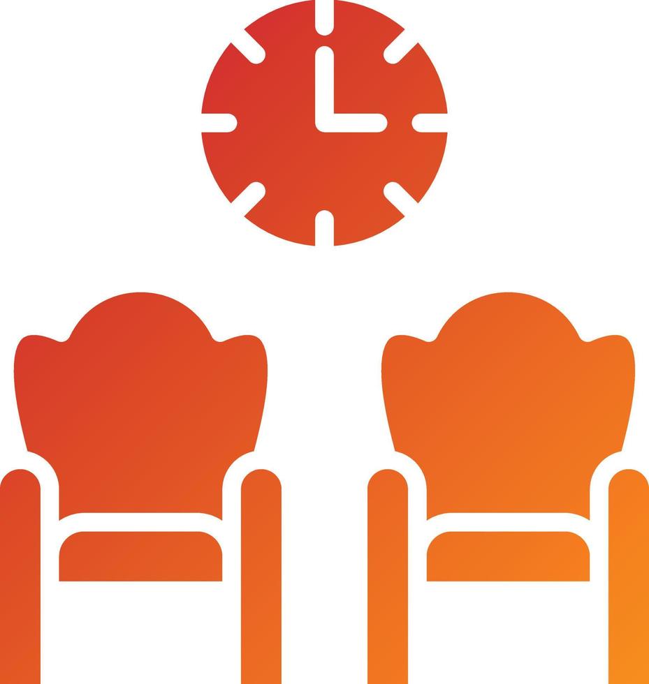 Waiting Room Icon Style vector