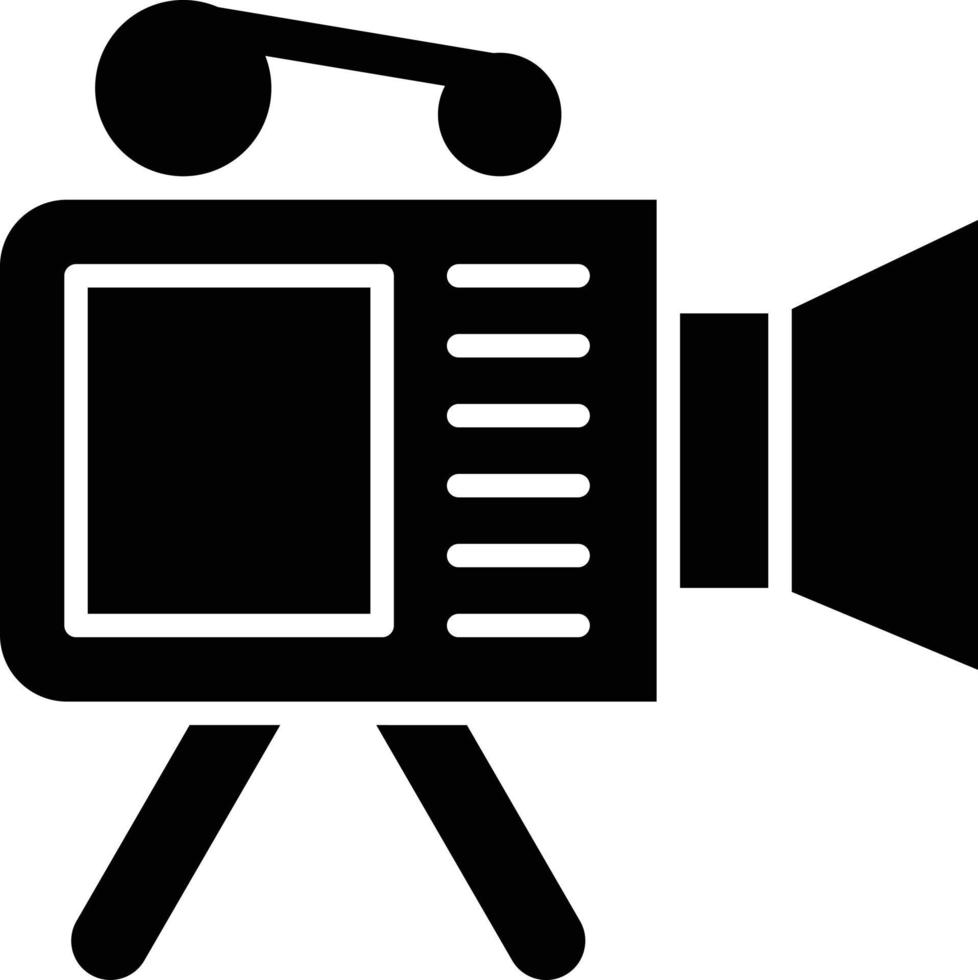 Video Camera Icon Style vector