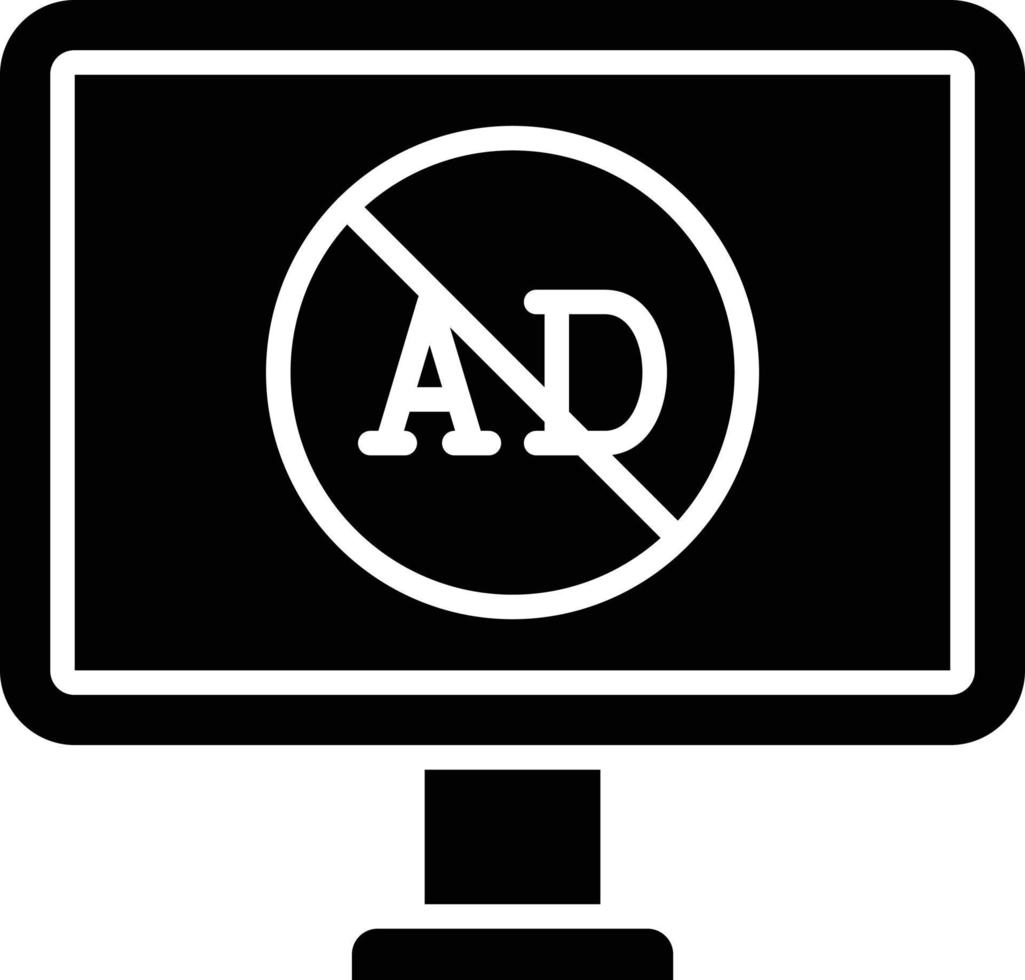 AD Blocker Icon Style vector