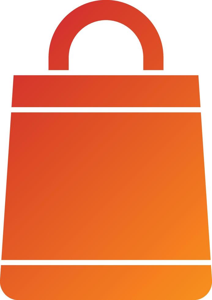 Shopping Bag Icon Style vector
