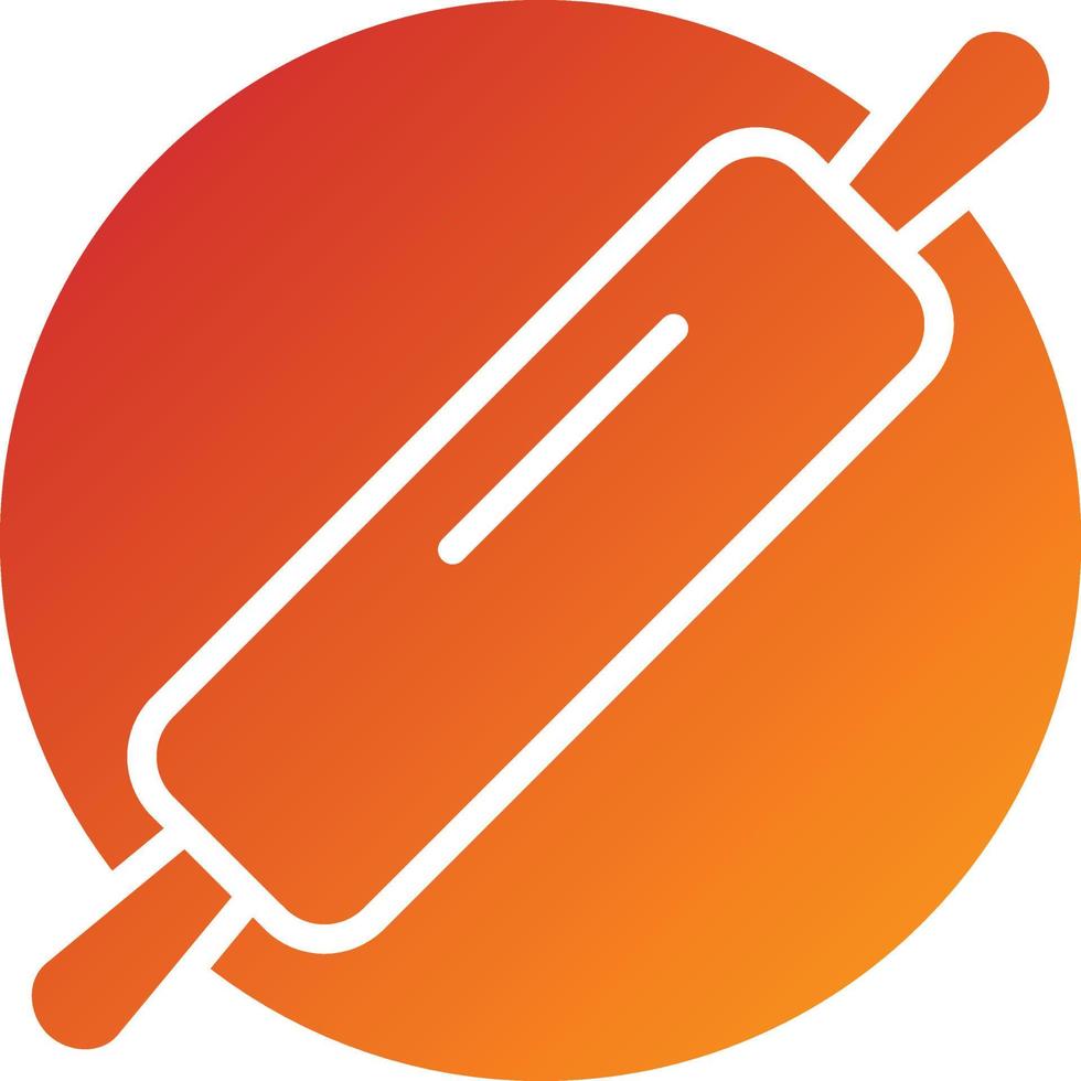 Rolling Pin Icon Style vector