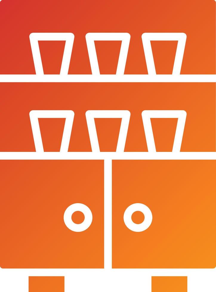 Cupboard Icon Style vector