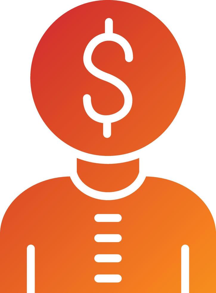 Financial Advisor Icon Style vector