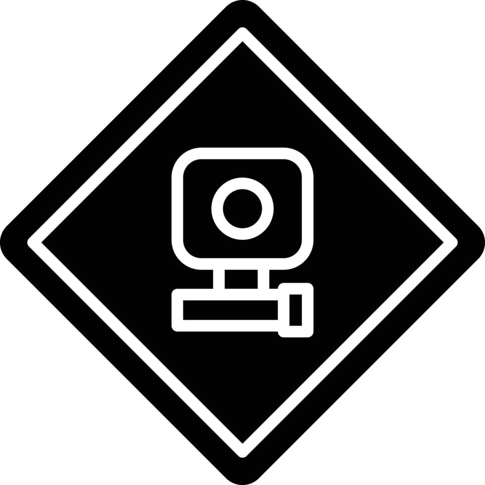 Speed Camera Icon Style vector