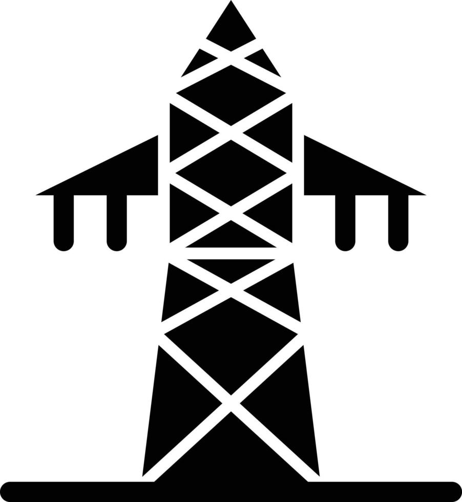 Electric Tower Icon Style vector