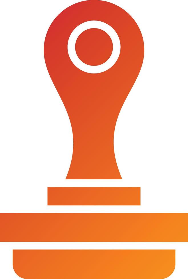Stamp Icon Style vector
