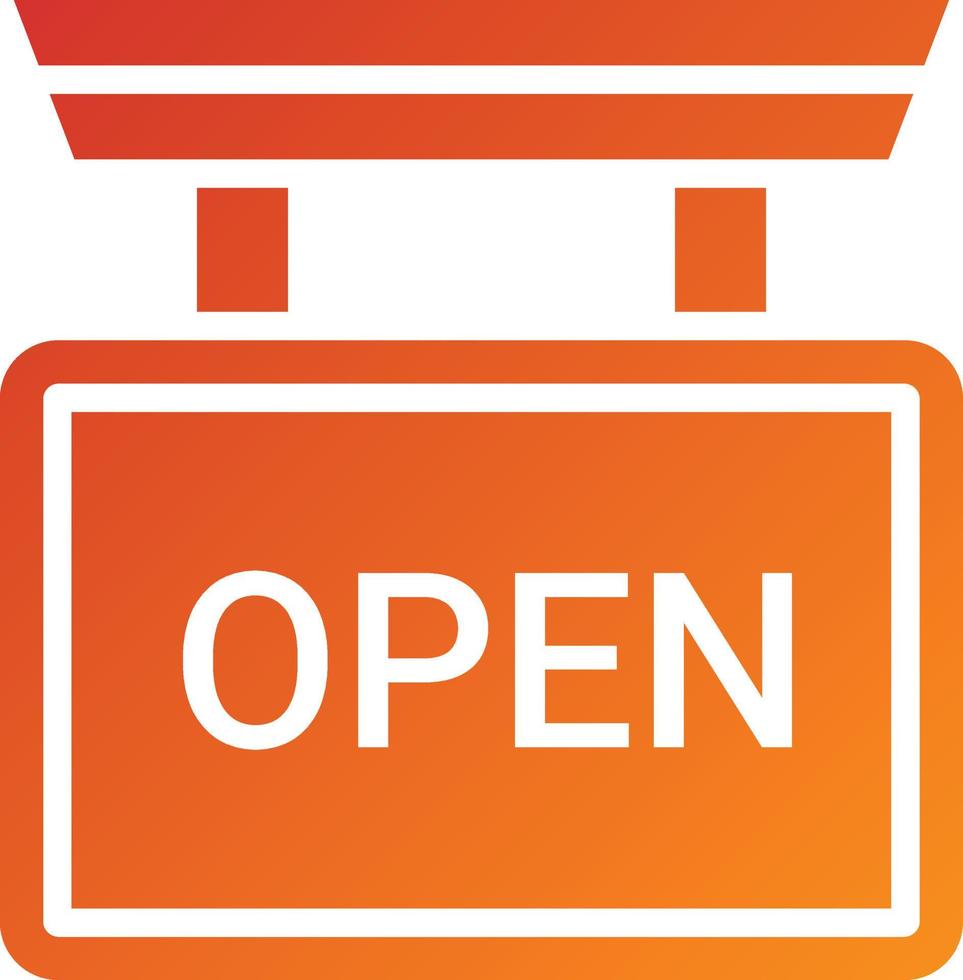 Open Icon Style vector