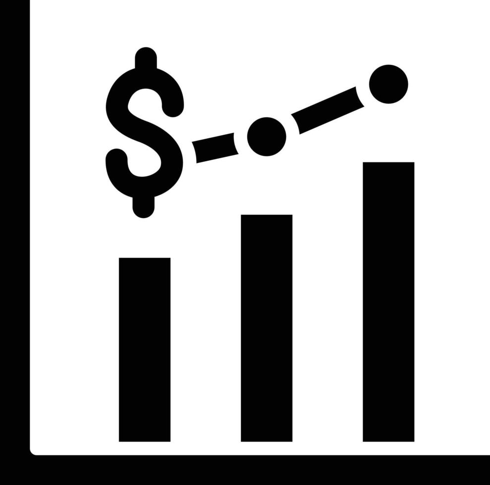 Bar Graph Icon Style vector