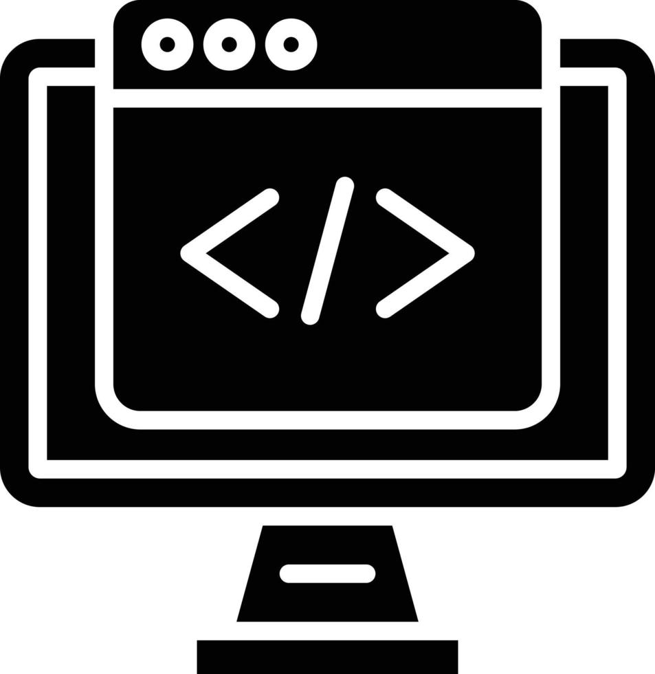 Programming Icon Style vector