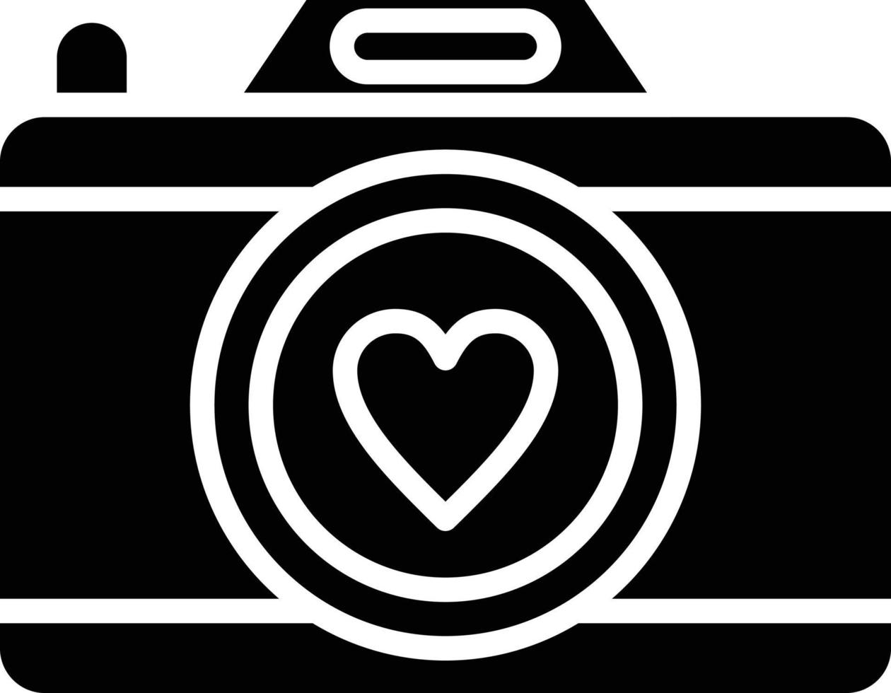 Wedding Camera Icon Style vector