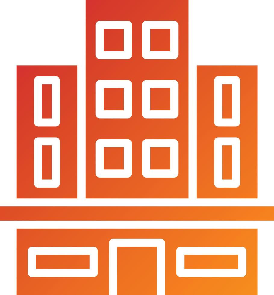 Office Building Icon Style vector