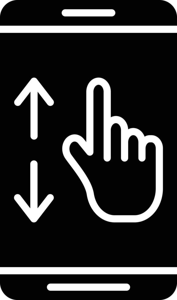Scrolling Icon Style vector