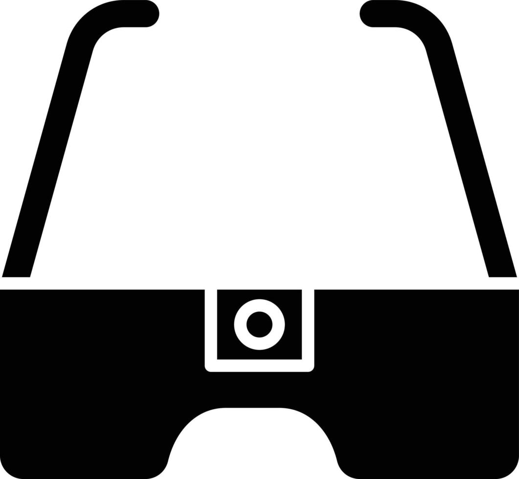 Camera Glasses Icon Style vector