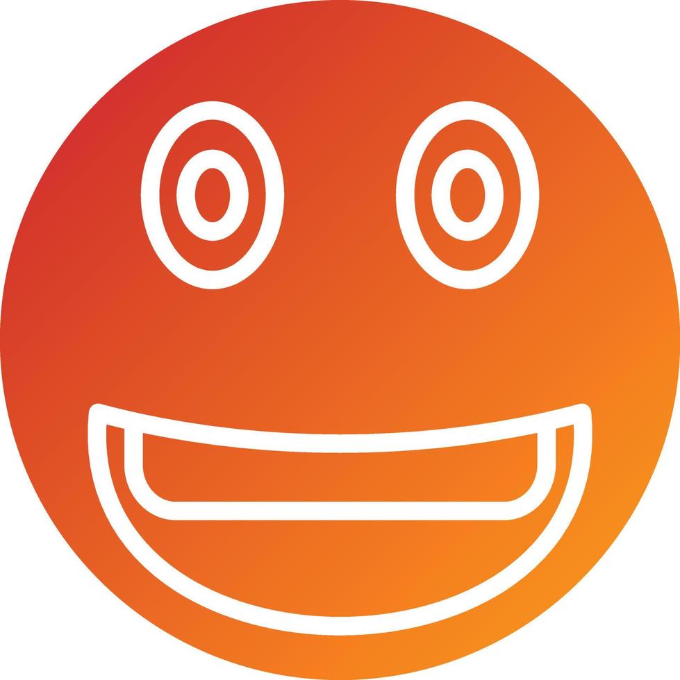 estilo de icono de sonrisa vector