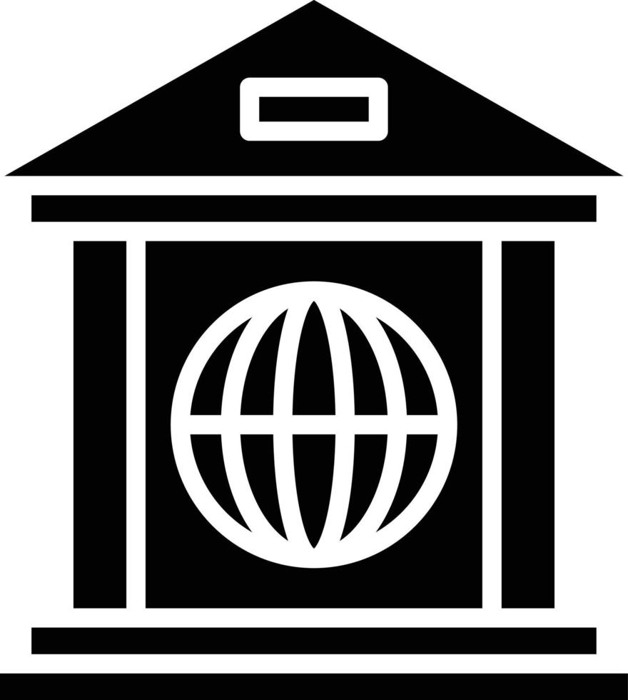 Worldwide Banking Icon Style vector