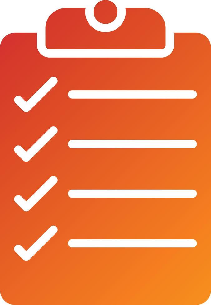 checklist Icon Style vector