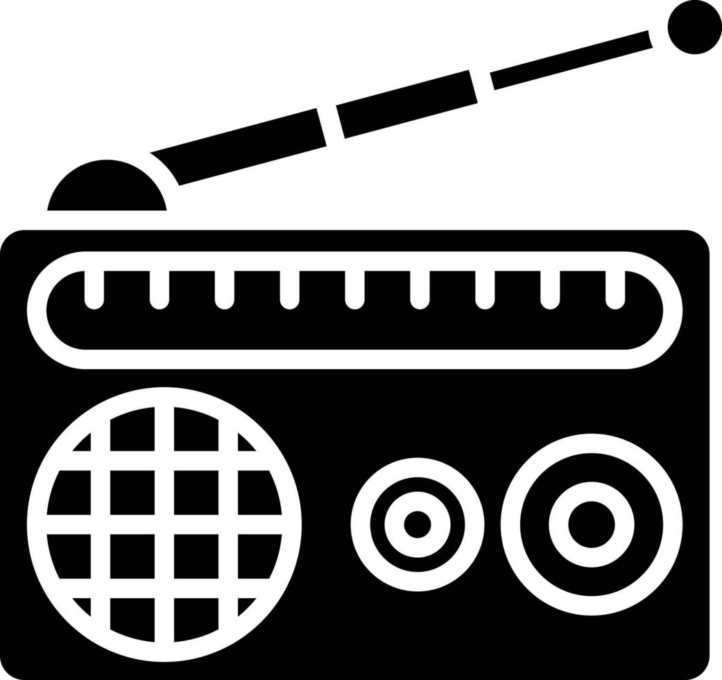 Radio Icon Style vector