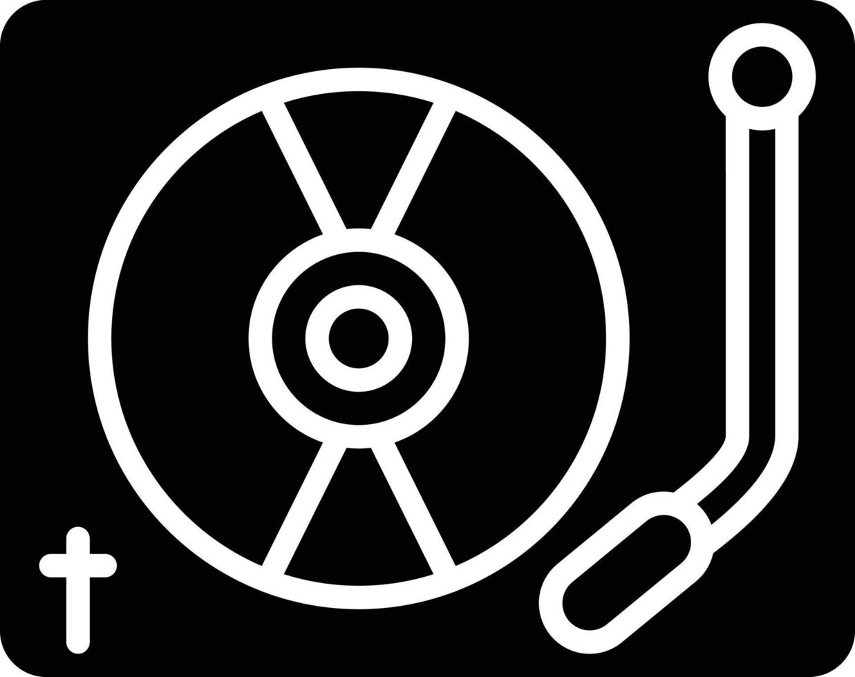 Turntable Icon Style vector