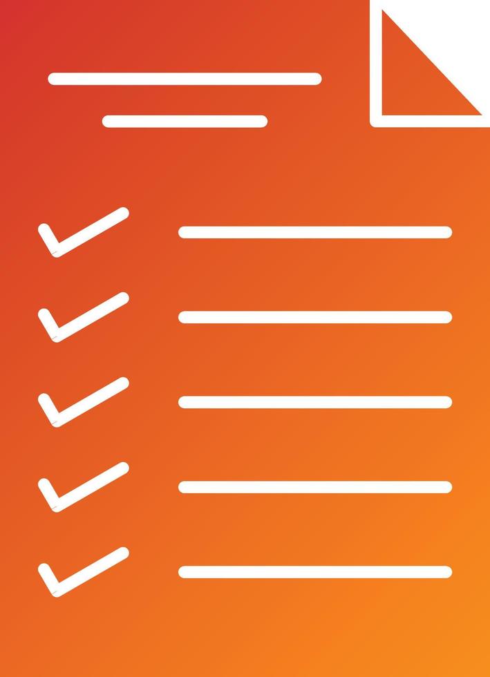 List Icon Style vector