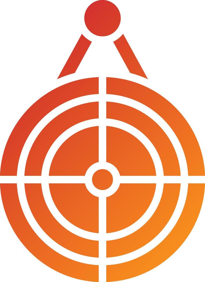 Target Icon Style vector