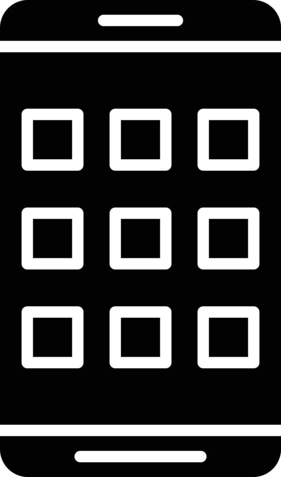 Mobile Apps Icon Style vector