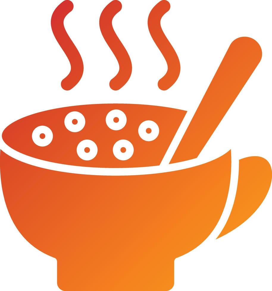 Hot Chocolate Icon Style vector