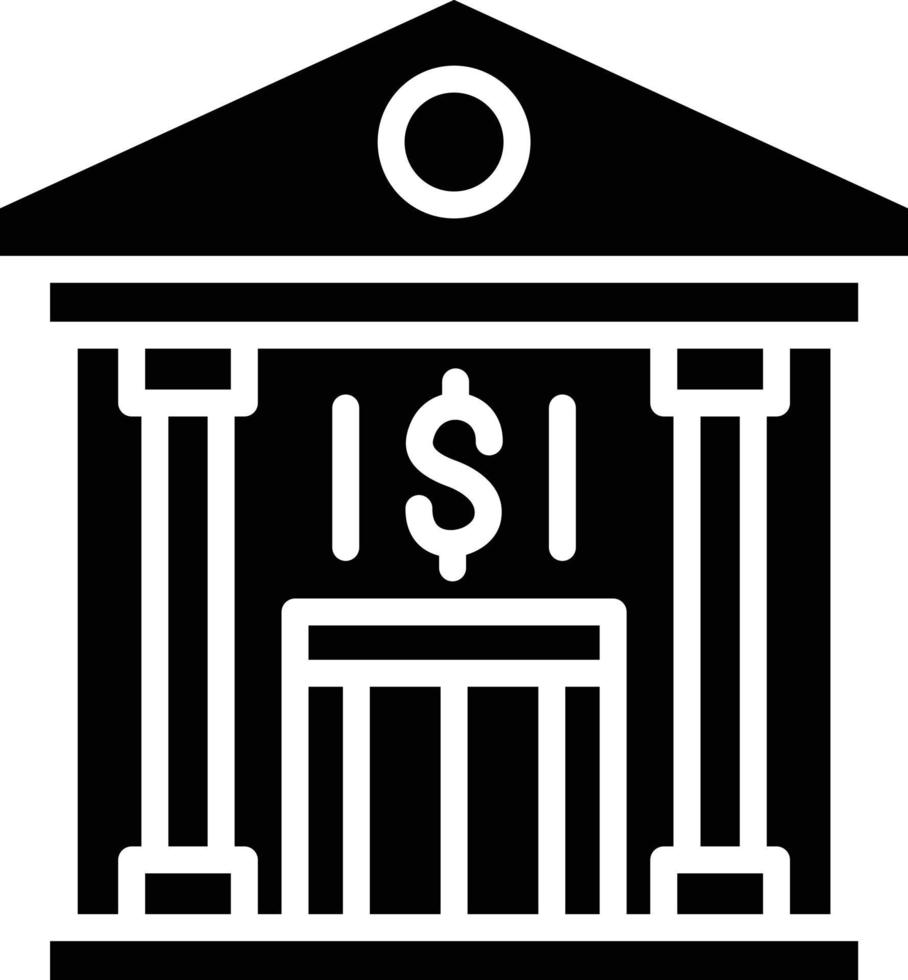 Bank Icon Style vector