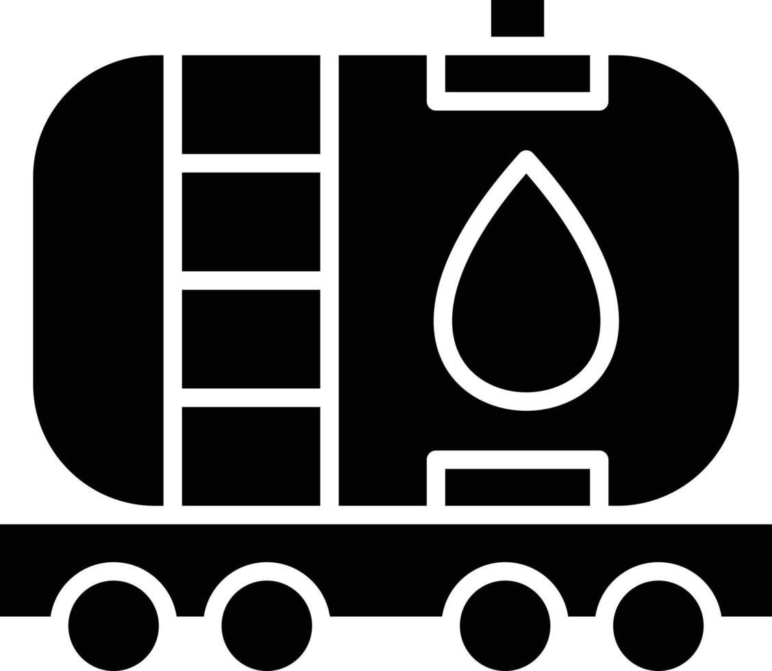 Oil Tank Icon Style vector