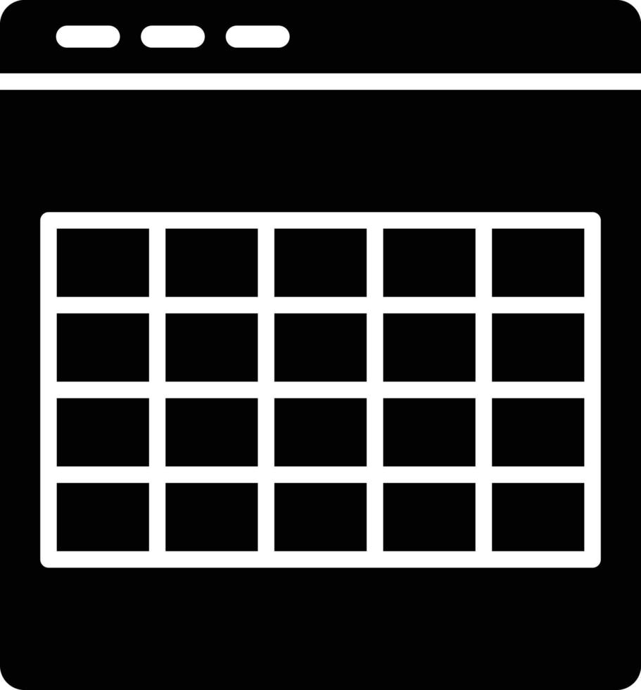 Grid Icon Style vector