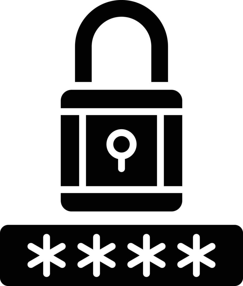 Password Icon Style vector