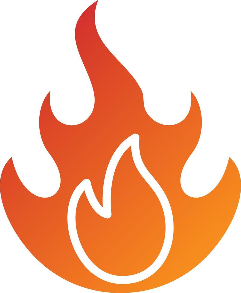 Fire Icon Style vector