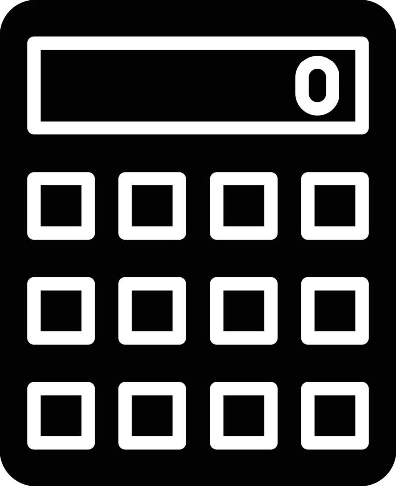 Calculator Icon Style vector