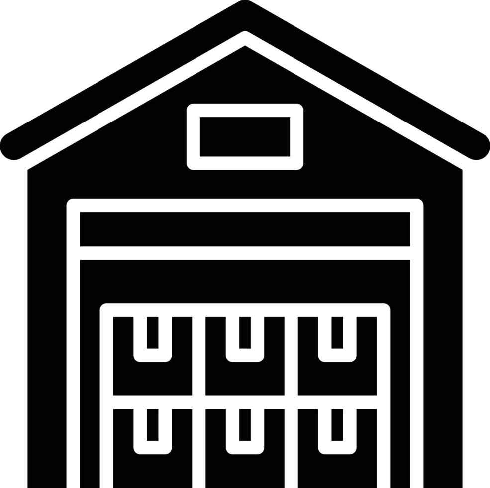 Warehouse Icon Style vector