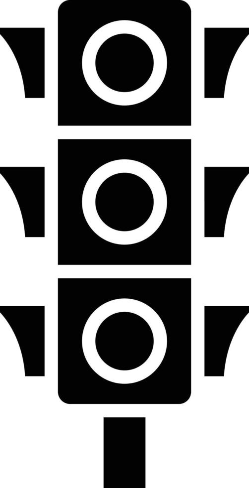 Traffic Lights Icon Style vector