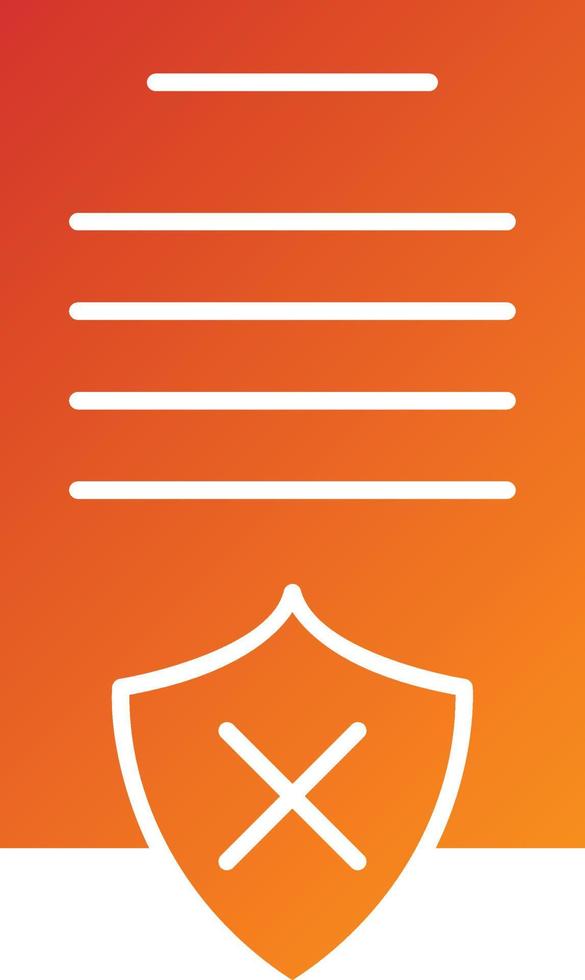 Rejected Icon Style vector